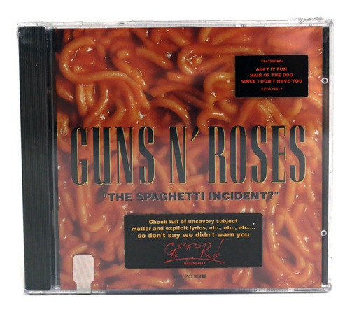 Guns N' Roses The Spaghetti Incident? (geffen,1993) Nuevo !