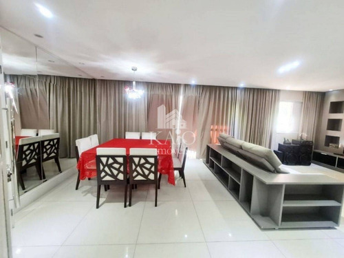 Imagem 6 de 30 de Apartamento Supera 128m² Planejado Com 3 Dormitórios 2 Suítes 3 Vagas, Vila Leonor