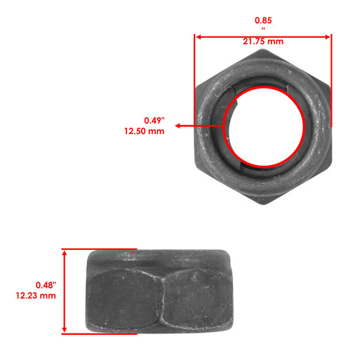 Caltric 95707-10500-00 92907-10200-00 Wheel Nut And Wash Cch
