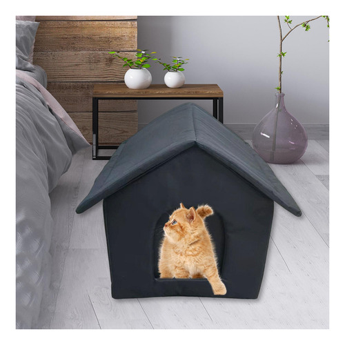 Perrera Portátil Para Perros Y Gatos Al Aire 35cmx30cmx35cm