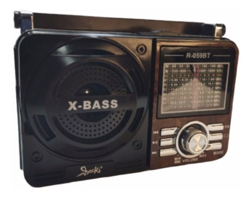Radio Retro   Parlante Usb Recargable  Bluetooth  Am/fm Mp3