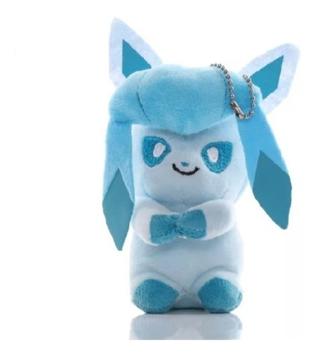 Pokémon Glaceon Llaverito De Peluche Coleccionable