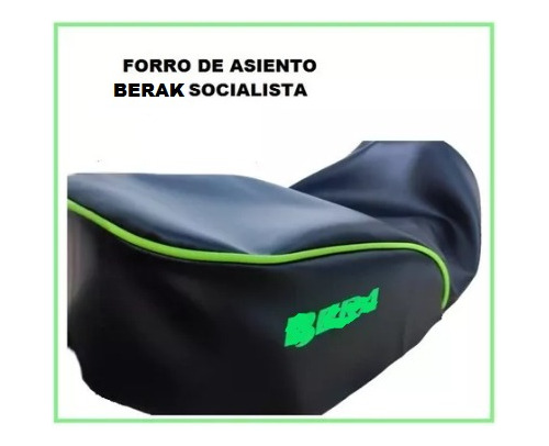 Forro Asiento Berak Sbr Negro Con Verde