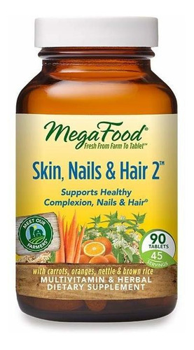 Megafood Piel, Uas Y Cabello 2 - Multivitamnico Para Mujeres