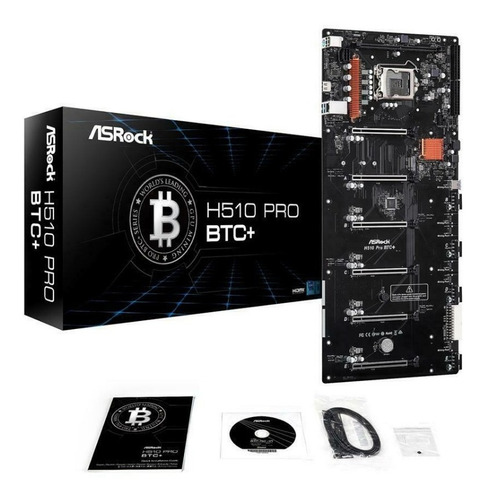 Imagen 6 de 8 de Motherboard Asrock H510 Pro Btc+ Intel M.2 Especial Minado