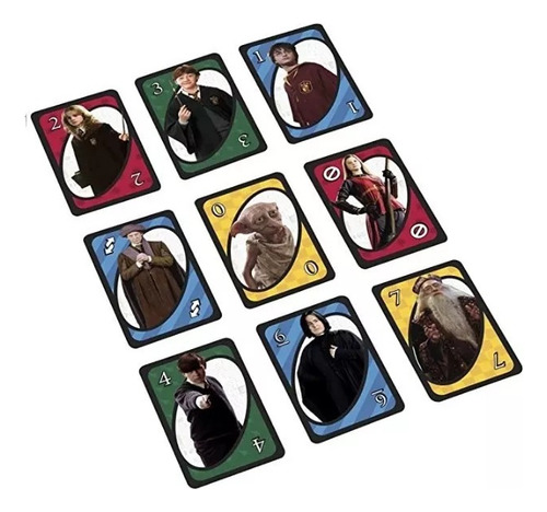 Kit De Cartas Uno Harry Potter+ Bufanda A Elegir De Hogwarts