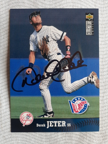 Barajita Coleccionable Derek Jeter Con Autógrafo Real