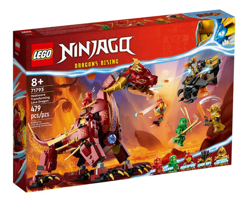 Lego Ninjago Dragon De Lava Transformable De Heatwave