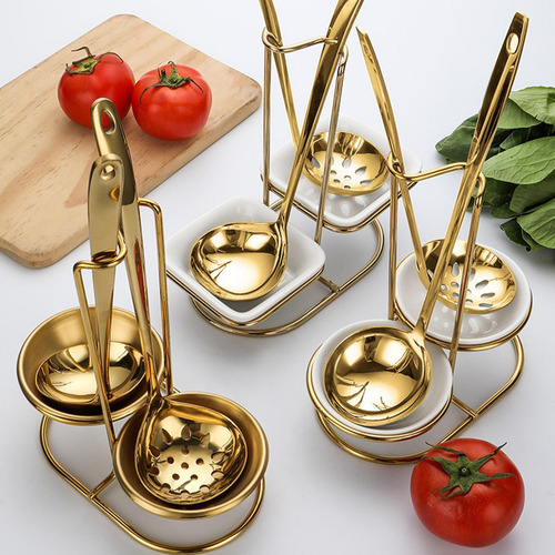 Soporte Para Cuchara, Soporte Vertical Para Redondo Doble