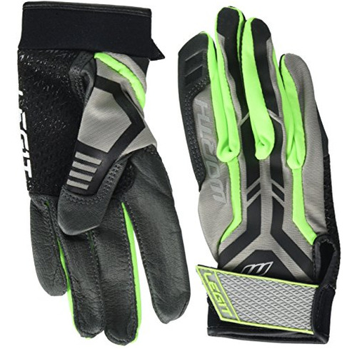 Worth Legit Fast Pitch Pair Batting Guantes, Lime Green, X-s