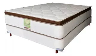 Colchón Con Box Bio Mattress Queen Size Manchester