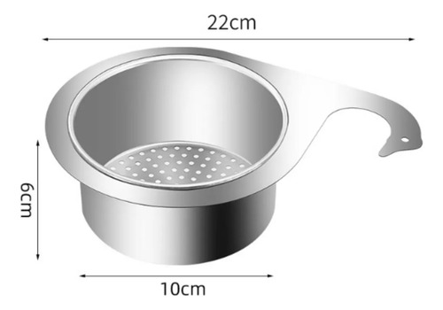 Cesta De Desagüe Para Colador De Alimentos En Forma De Cisne