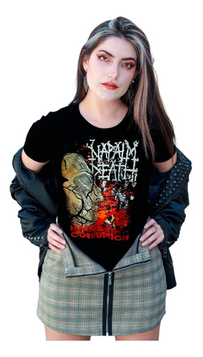 Polera Harmony Corruption // Napalm Death // Lucy Rock