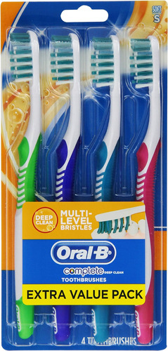 Cepillo De Dientes Oral-b Complete De Cerdas Suaves Y Limpie