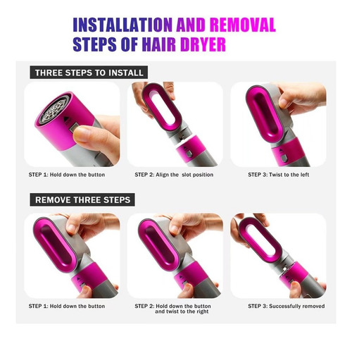 5 Es 1 Cepillo Secador De Pelo Para Peinado De Mujer Kits