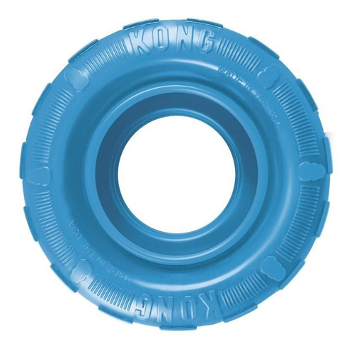 Brinquedo Para Cães Filhotes Kong Tires Pneu Azul Pequeno