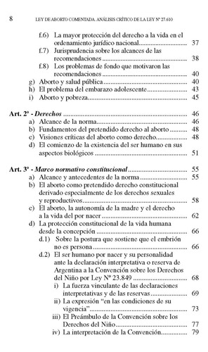 Ley Del Aborto Comentada. Análisis Crítico De La Ley 27610