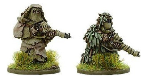 Bolt Action British Snipers In Ghillie Suits Web Exclusive