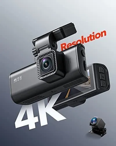 Redtiger 4k Dual Dash Cam Incorporado Wifi Gps Frontal 4k