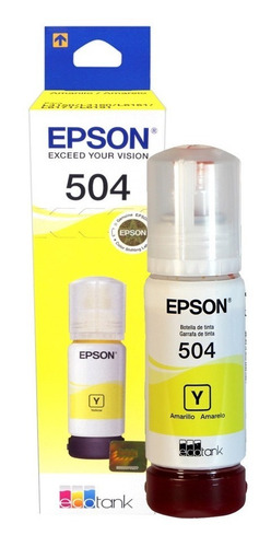 Imagen 5 de 6 de Tinta Epson T504 Negro + Color L4150 L4160 Orig Combo Ct
