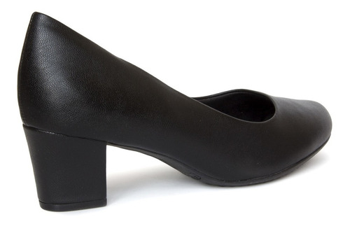 Imagem 2 de 6 de Sapato Scarpin Piccadilly Salto Medio 110120-78 - Preto