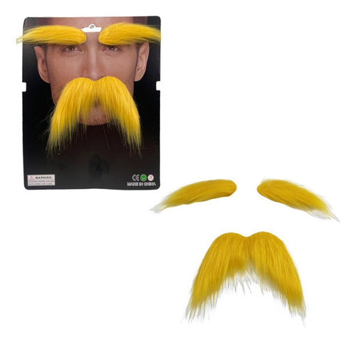 Conjunto De Cejas Y Barba Postizas, Vestido Barba 12,5cmx7cm