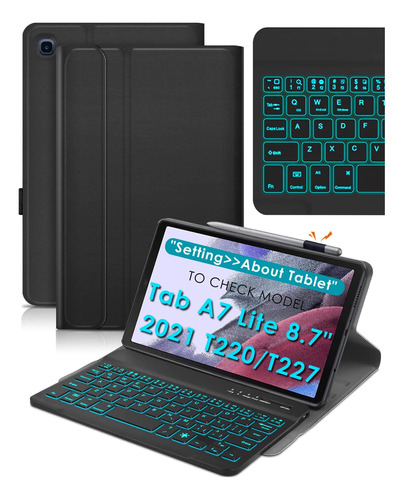 Funda De Teclado Para Samsung Galaxy Tab A7 Lite 8.7