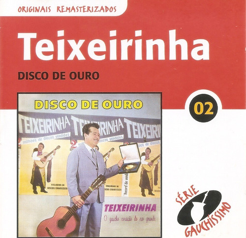 Cd - Teixeirinha - Discos De Ouro