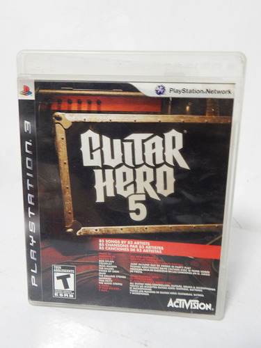 Guitar Hero 5 Playstation 3 Ps3 Gh5