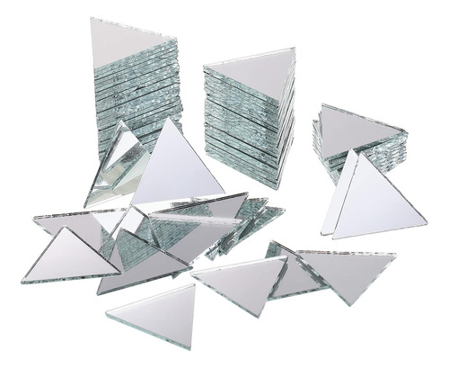 300 Piezas De Espejos Triangulares Pequeños Espejos De...