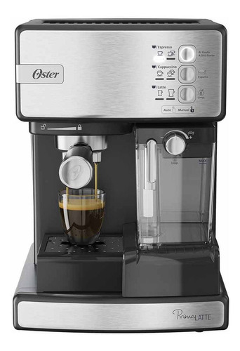 Cafetera Automática De Espresso Plateada Oster® Primalatte 