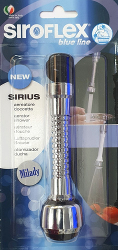 Imagen 2 de 10 de Aireador Para Canilla Alta Milady Siroflex 2510/s Flexible