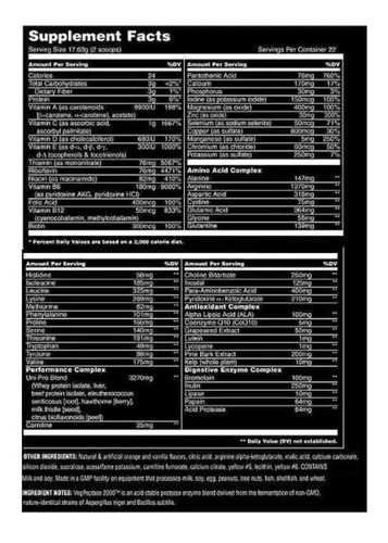 Multivitaminico Animal Pak El Mejor Por 20 Años Sabor Naranja