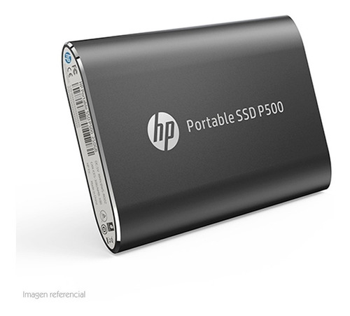 Disco Ssd Externo Hp P500, 500gb, Usb 3.1 Tipo-c, Negro.