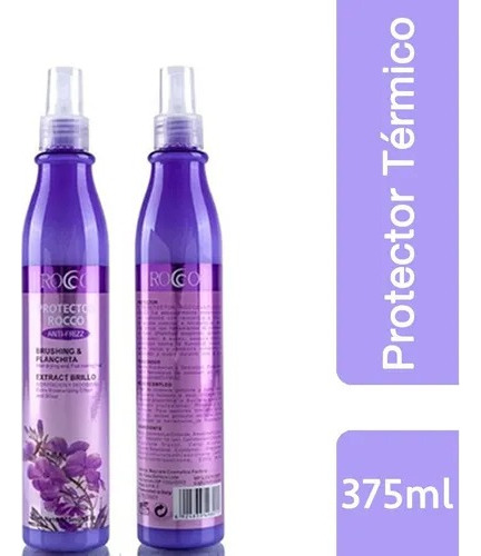 Rocco® X 2 Unidades Protector  Térmico  Anti-frizz 375ml 