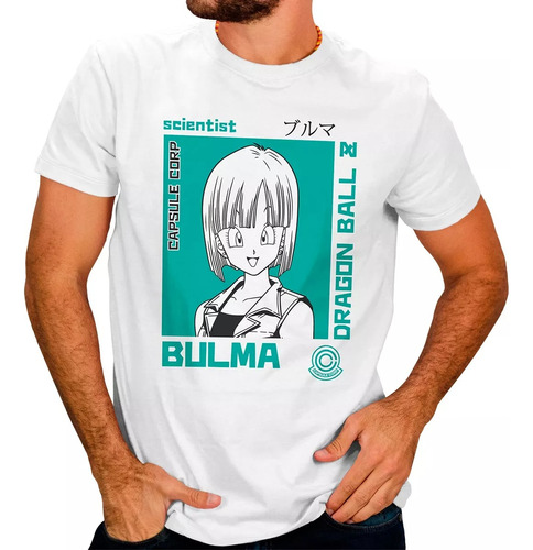 Polo Bulma Anime Dragon Ball Z Sublimado Cod.g