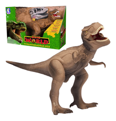  Dinossauro Dino World Tyrannosaurus Brinquedo