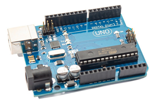 Imagen 1 de 5 de Placa Uno Atmega328p Chip Desmontable Cable Usb Domotica