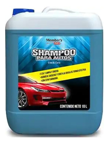 Shampoo Jabón Para Auto Efecto Cera 10 Litros Mc