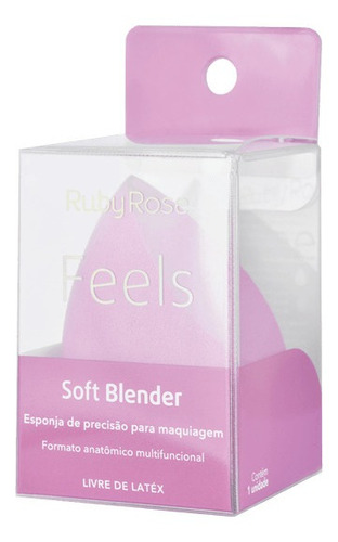 Imagem 4 de 4 de Soft Blender Feels Ruby Rose - Esponja De Maquiagem
