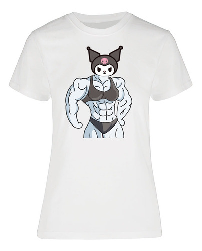 Playera Mujer Gym Kuromi Musculosa 