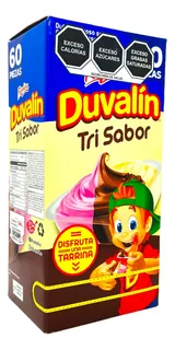 Dulce Cremoso Duvalin Ricolino Trisabor 60 Piezas