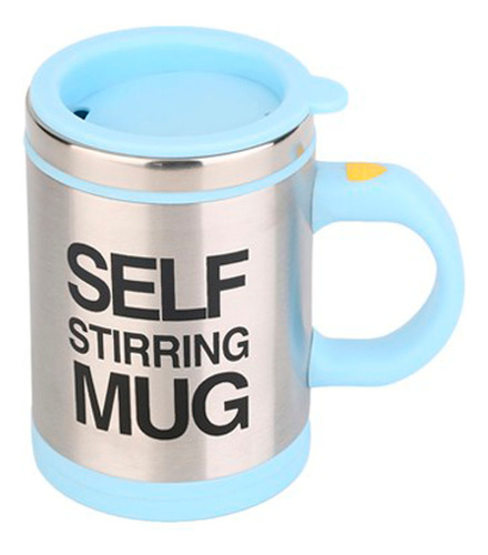 Caneca Copo Mixer Elétrica Self Stirring Mug Cor Azul