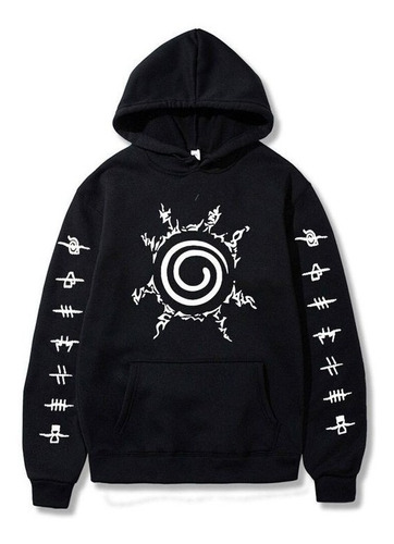 Buzo Sello De Los 8 Trigramas Hoddie Naruto Uzumaki Kurama 