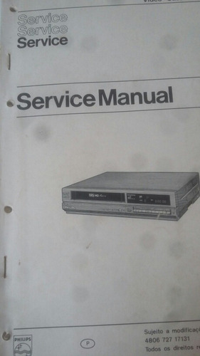Manual De Serviços Cassetes Philips Recorder Vr42 Raridade (Usado)