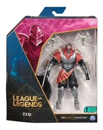 Figura Zed - League Of Legend - Lol - Champion Collection