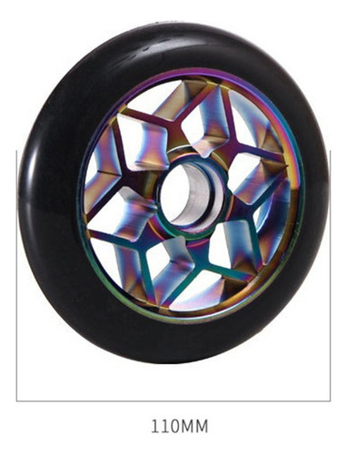 2 Ruedas De 110 Mm For Scooter, Ruedas De Poliuretano Grues
