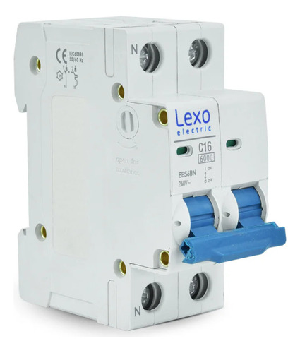 Interruptor Automático Omnipolar 1p+n 16a Curva C 6ka