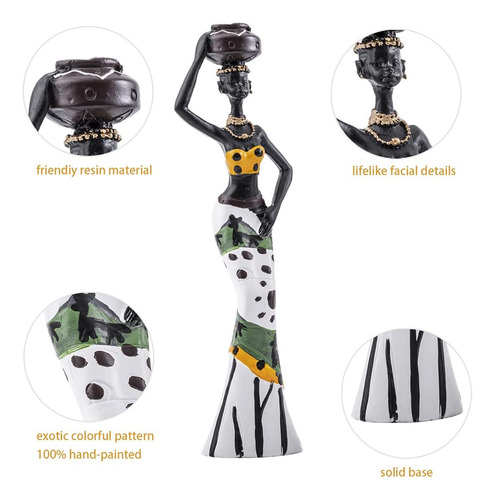 Galiyen Paquete De 3 Estatuas Y Esculturas Africanas Para Mu