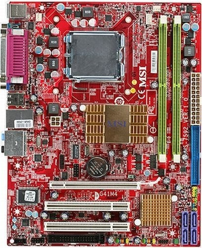 Msi Gm-f Intel Core Quad Zocalo Fsb Ddr- Gma Gbe -ch Atx